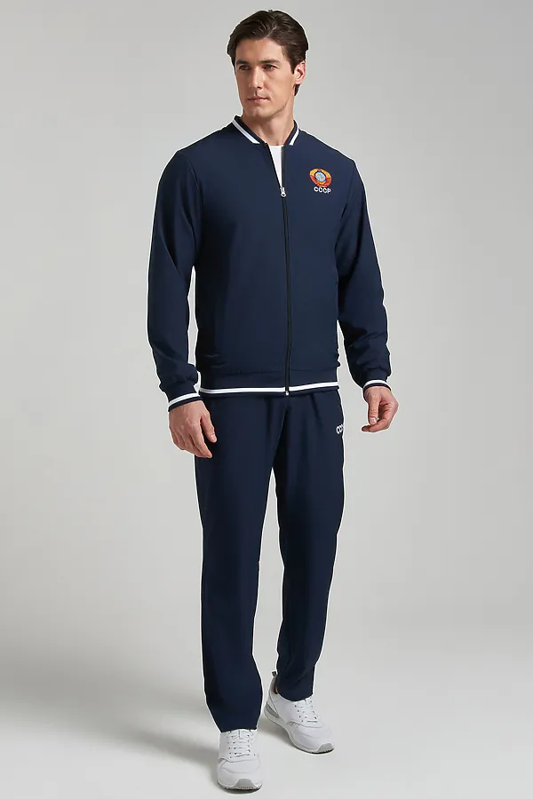 Костюм (Толстовка+Брюки) ADDIC-SPORT, темно-синий - фото 1