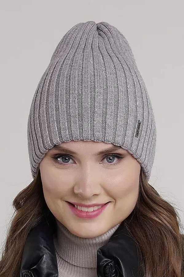 Шапка CLEVER, меланж серый - фото 1