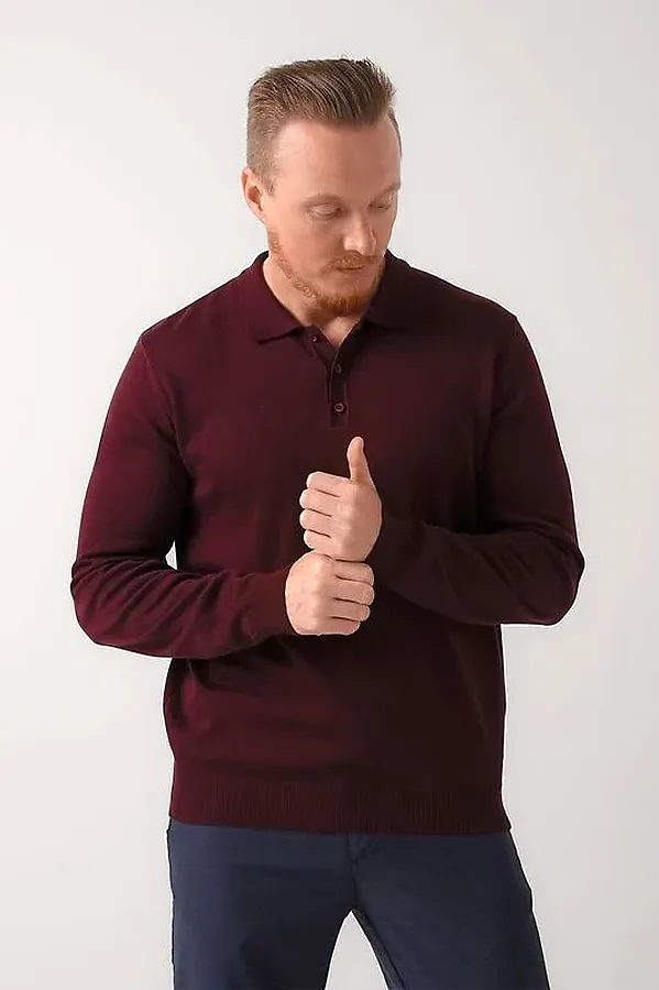 Джемпер CLEVER, бордовый - фото 1