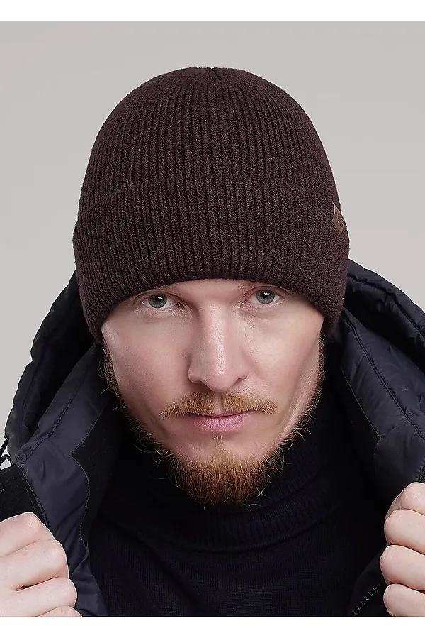 Шапка CLEVER, т.коричневый - фото 1
