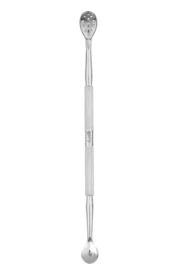 Nippon Nippers Инструмент косметологический Ложка УНО / PC-01, ручная заточка, 145 мм KRISTALLER, сербристый - фото 1