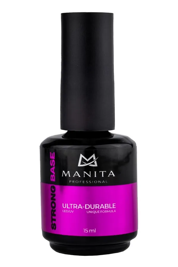 Manita Professional Основа под гель-лак / Strong, 15 мл KRISTALLER, бесцветный - фото 1
