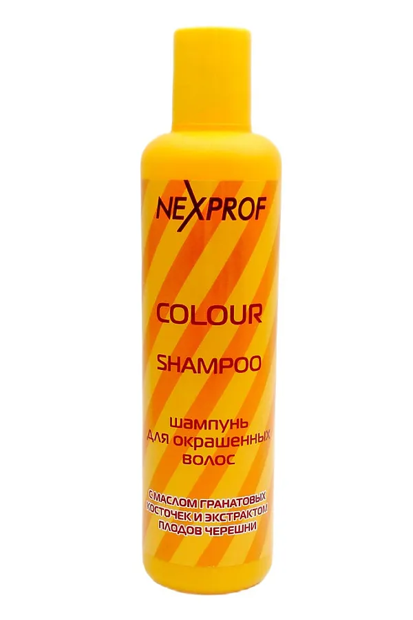 Nexxt Шампунь для окрашенных волос с маслом гранатовых косточек и экстрактом плодов черешни, 250 мл KRISTALLER, жёлтый - фото 1