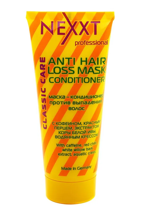 Nexxt Маска-кондиционер против выпадения волос, 200 мл KRISTALLER, жёлтый - фото 1