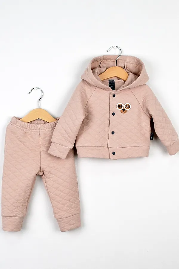 Комплект (Толстовка+Брюки) BABY BOOM, бежевый - фото 1