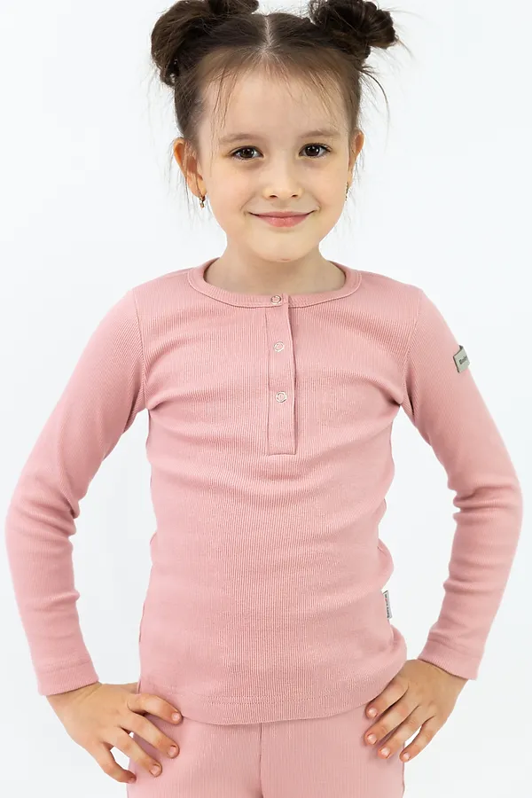 Лонгслив BABY BOOM, сухая роза - фото 1