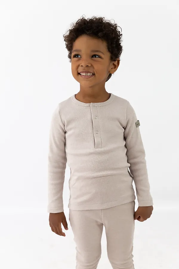 Лонгслив BABY BOOM, серо-бежевый - фото 1