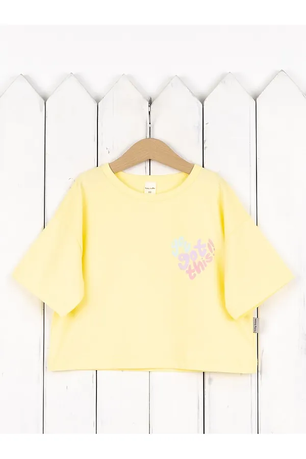 Футболка BABY BOOM, банановый мусс - фото 1