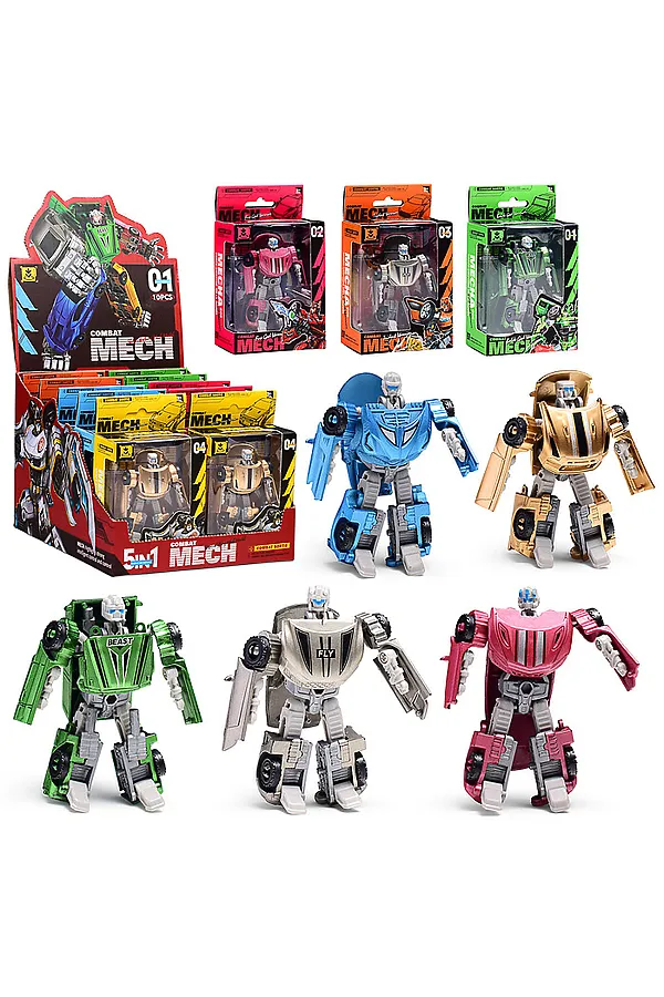 Робот "Авто бой" трансформирующийся, в коробке URAL TOYS, в ассортименте - фото 1