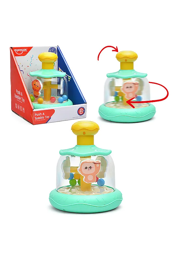 Юла "Веселая карусель" в коробке URAL TOYS, мультиколор - фото 1