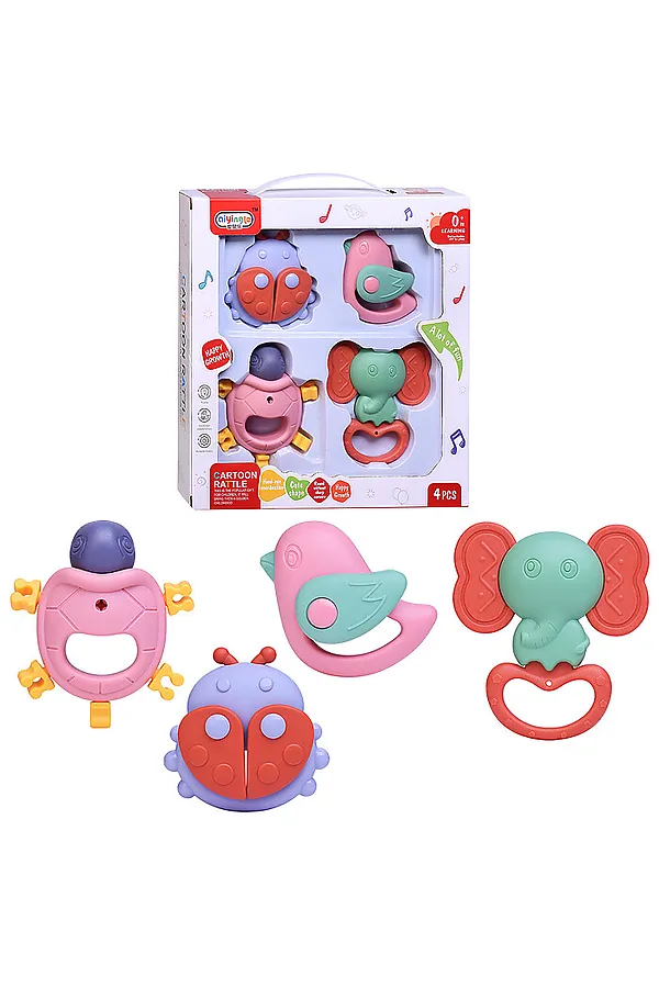 Погремушка "Маленькие забавы" в коробке URAL TOYS, в ассортименте - фото 1