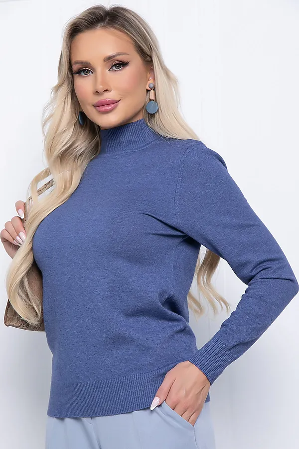 Водолазка LADY TAIGA, джинс - фото 1