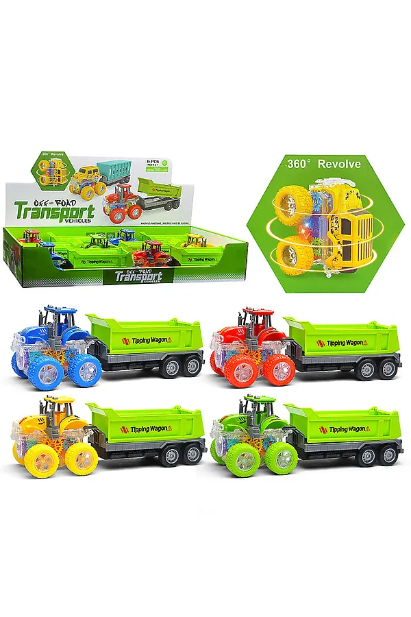 Машина "Фермерский трейлер" в коробке URAL TOYS, мультиколор - фото 1