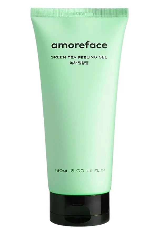 Amoreface Пилинг-гель для лица с зелёным чаем / Green Tea Peeling Gel, 180 мл KRISTALLER, зелёный - фото 1