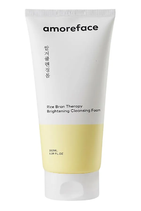 Amoreface Пенка для умывания с экстрактом риса / Rice Cleansing Foam, 180 мл KRISTALLER, жёлтый - фото 1
