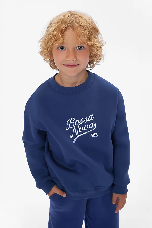 Свитшот BOSSA NOVA, синий - фото 1