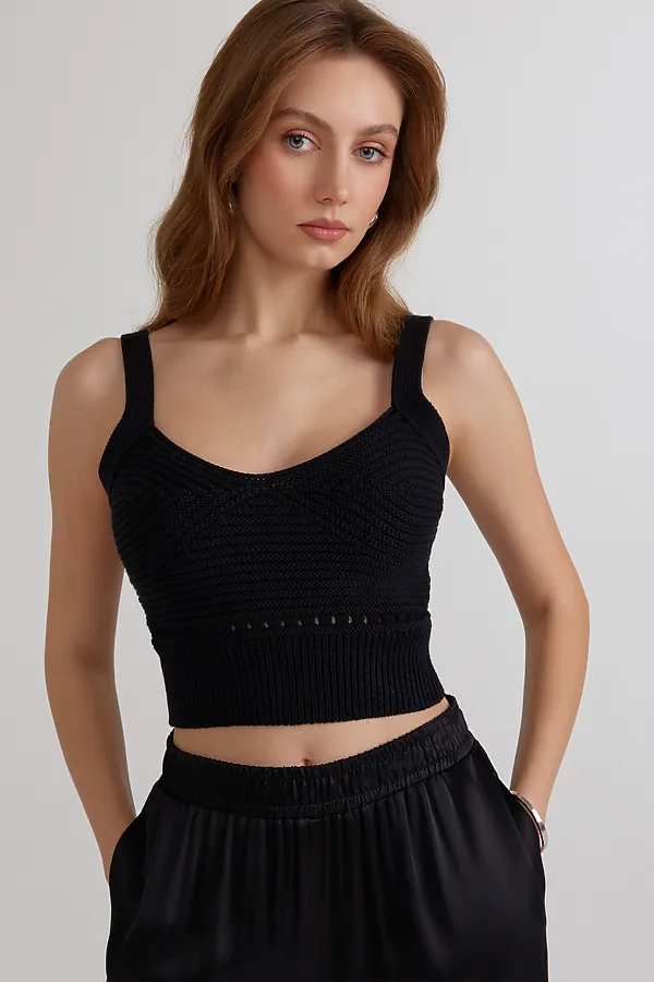 Топ CONTE ELEGANT, black - фото 1