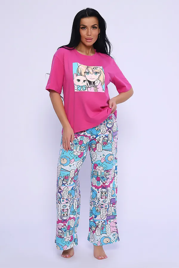 Костюм домашний 35332 НАТАЛИ, розовый - фото 1