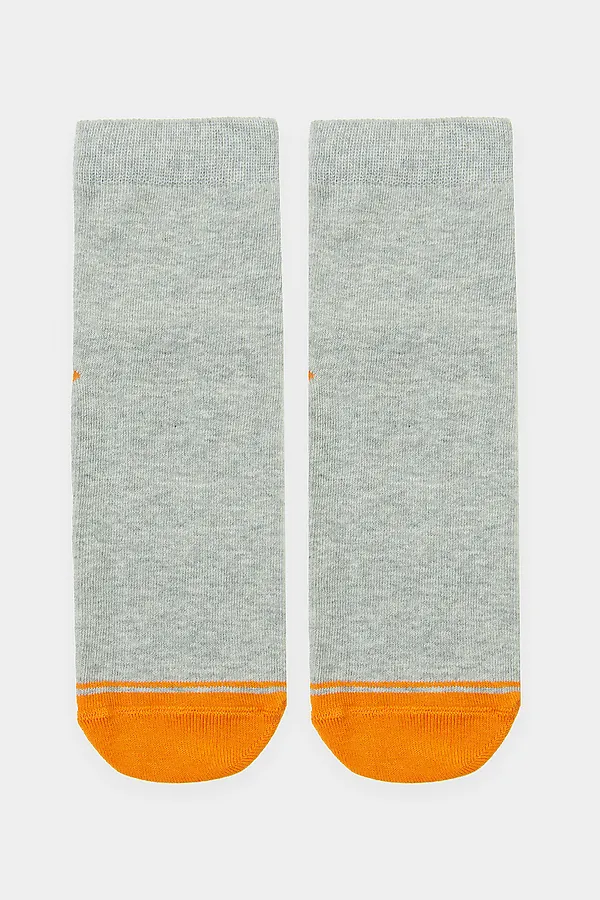 Носки MARK FORMELLE, серый меланж /оранжевый - фото 1