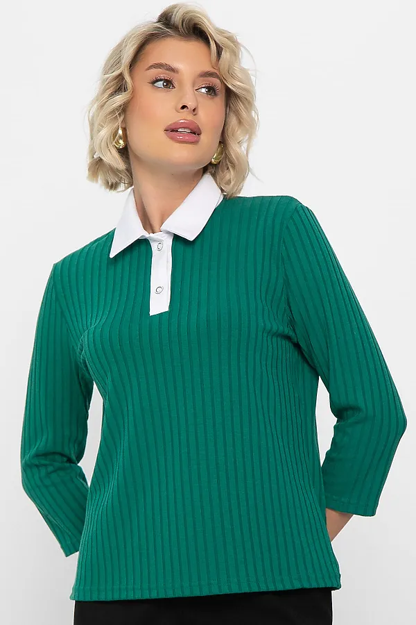 Поло LADY TAIGA, зеленое - фото 1