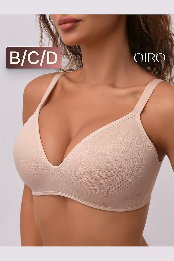Бюстгальтер 1317007 OIRO без косточек Snowdrop НАТАЛИ, бежевый - фото 1