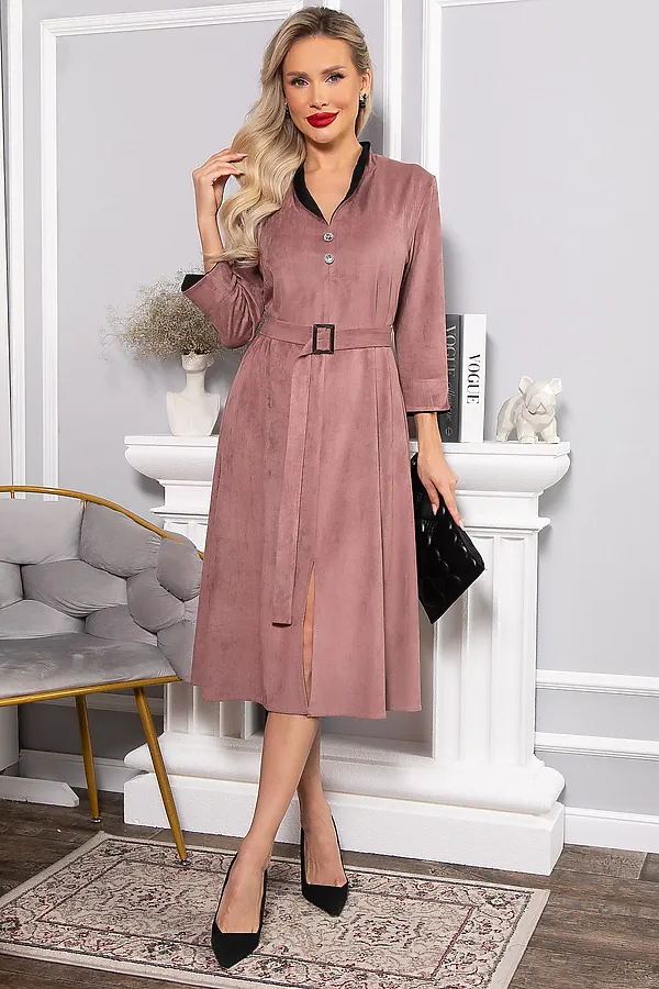 Платье LADY TAIGA, пыльная роза - фото 1