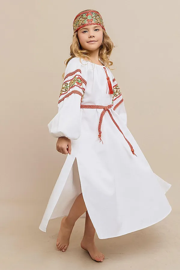 Костюм Купава платье-рубашка детская BATIK, мультиколор - фото 1