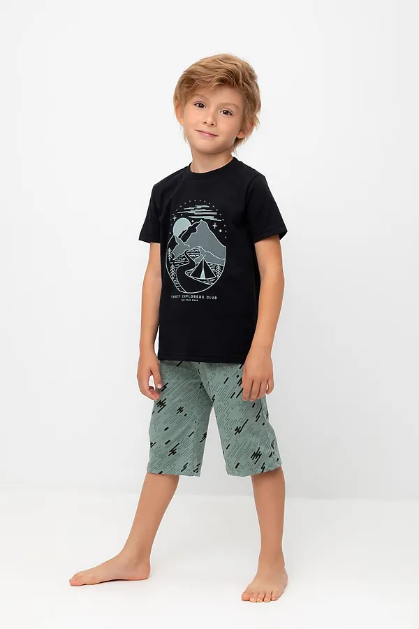 Пижама CROCKID, черный,быстрее ветра - фото 1