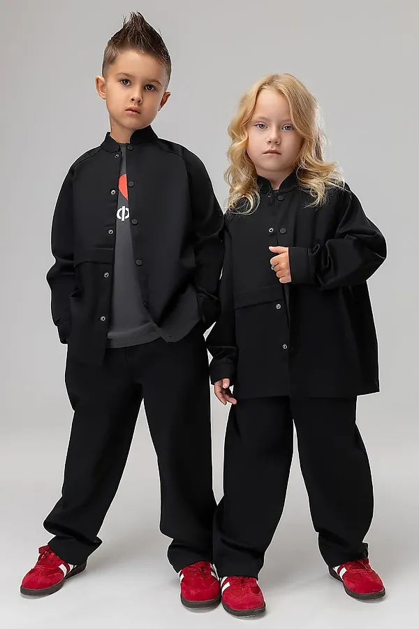 Костюм (Рубашка+Брюки) BODO, черный - фото 1