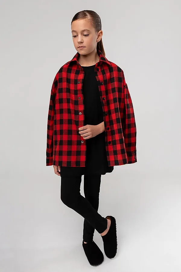 Рубашка BODO, черный (красный) - фото 1