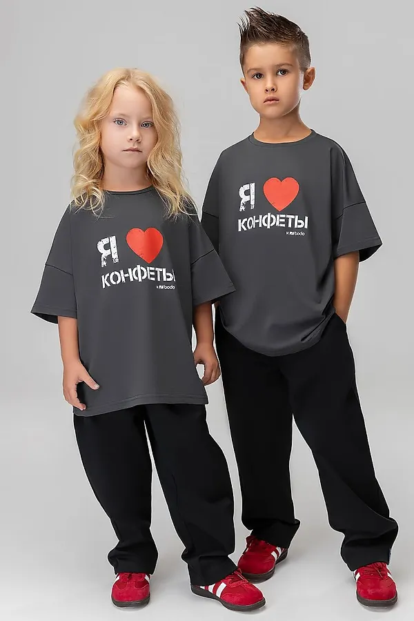 Футболка BODO-S, серый - фото 1