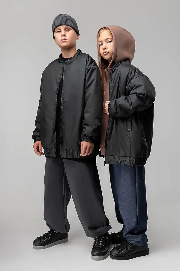 Бомбер BODO, темно-серый - фото 1