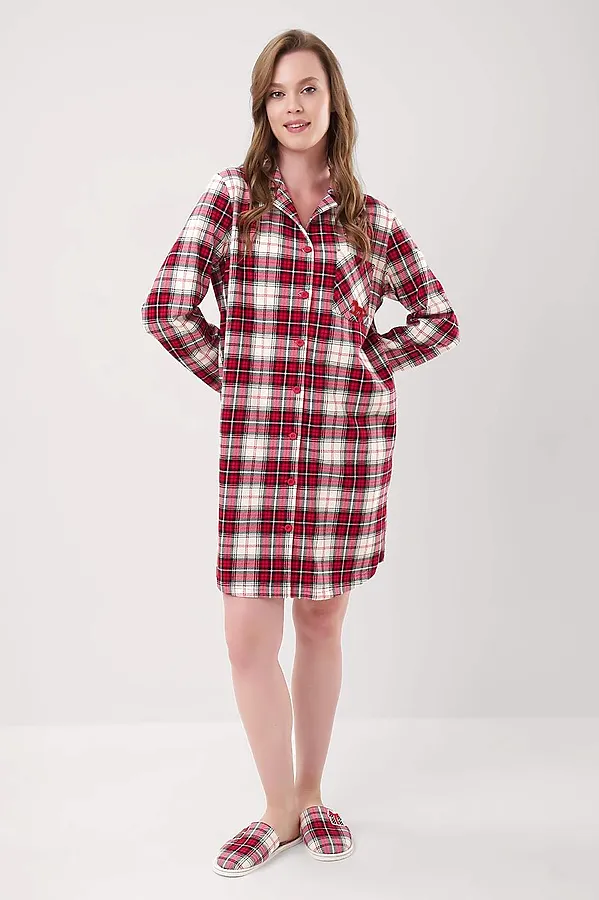 Платье CLEVER, красный/молочный - фото 1