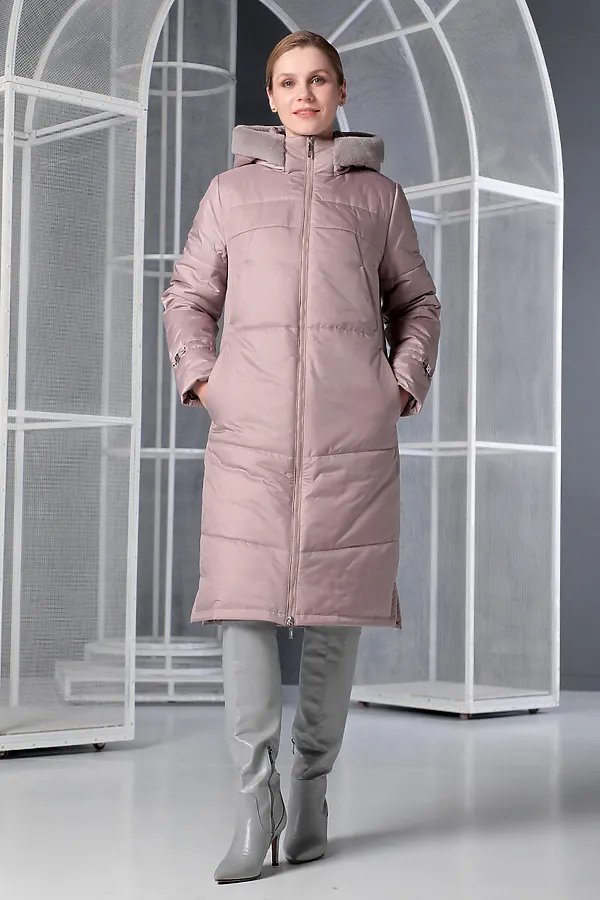 Пальто DIZZYWAY, серо-лиловый - фото 1