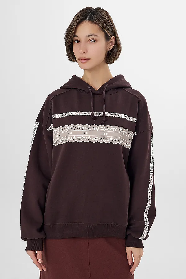 Худи MARK FORMELLE, коричневый +печать - фото 1