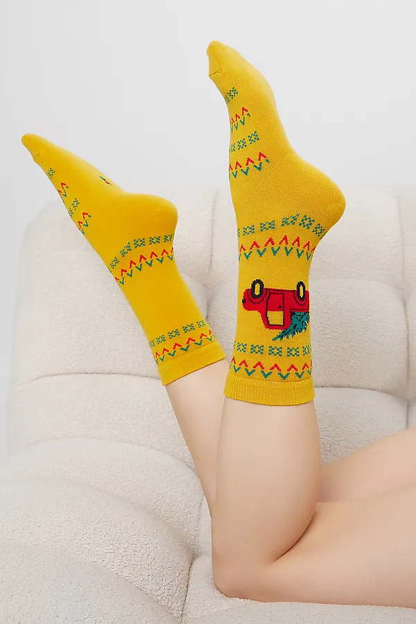 Носки MARK FORMELLE, горчичный - фото 1