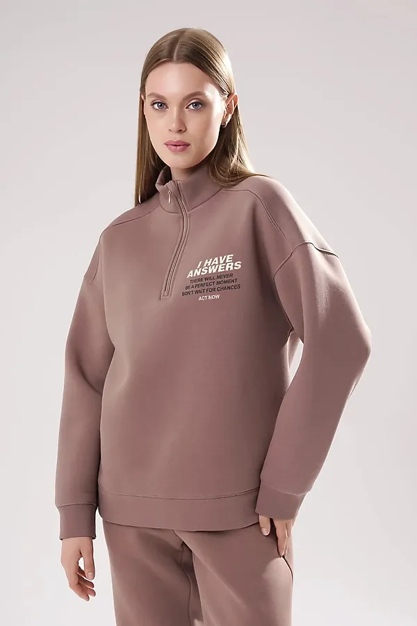 Джемпер CLEVER, кофейный - фото 1