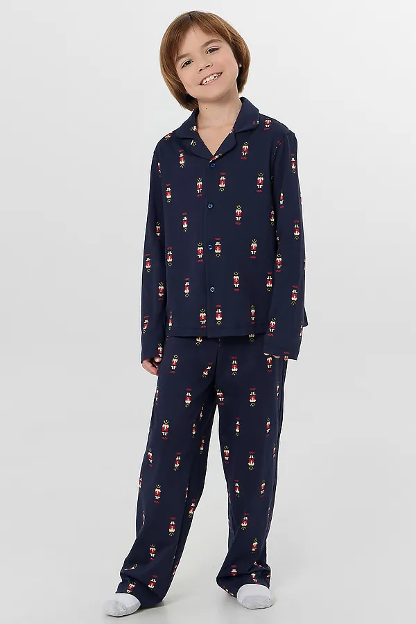 Пижама MARK FORMELLE, щелкунчик на чернильном - фото 1