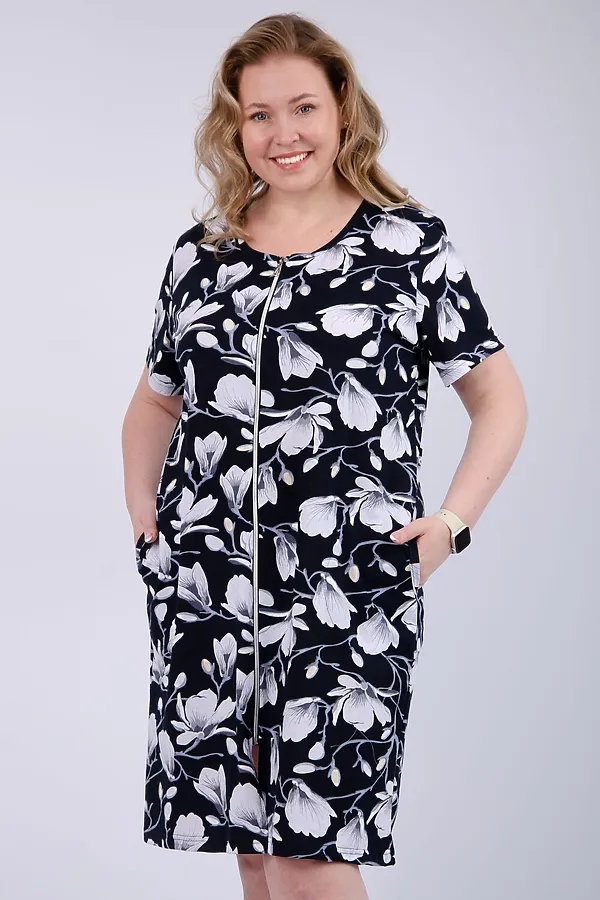 Халат Рената НАТАЛИ, магнолия - фото 1