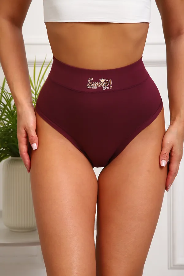 Трусы 64891 НАТАЛИ, бордо - фото 1