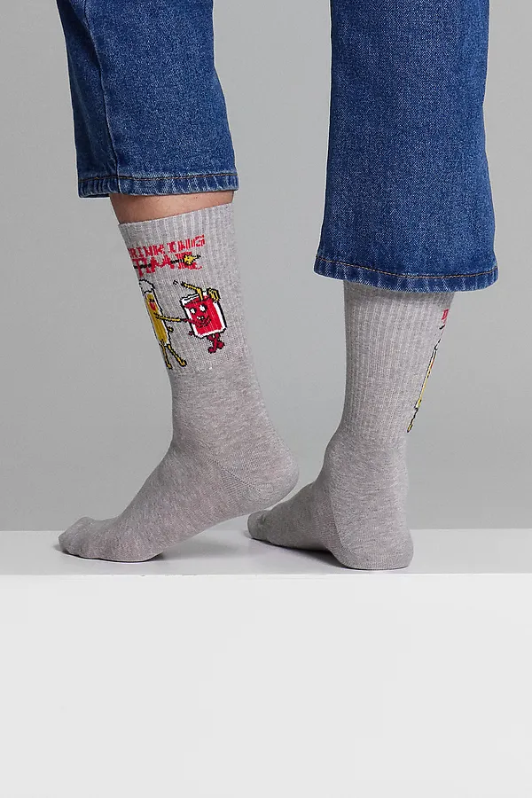 Носки MARK FORMELLE, серый меланж - фото 1