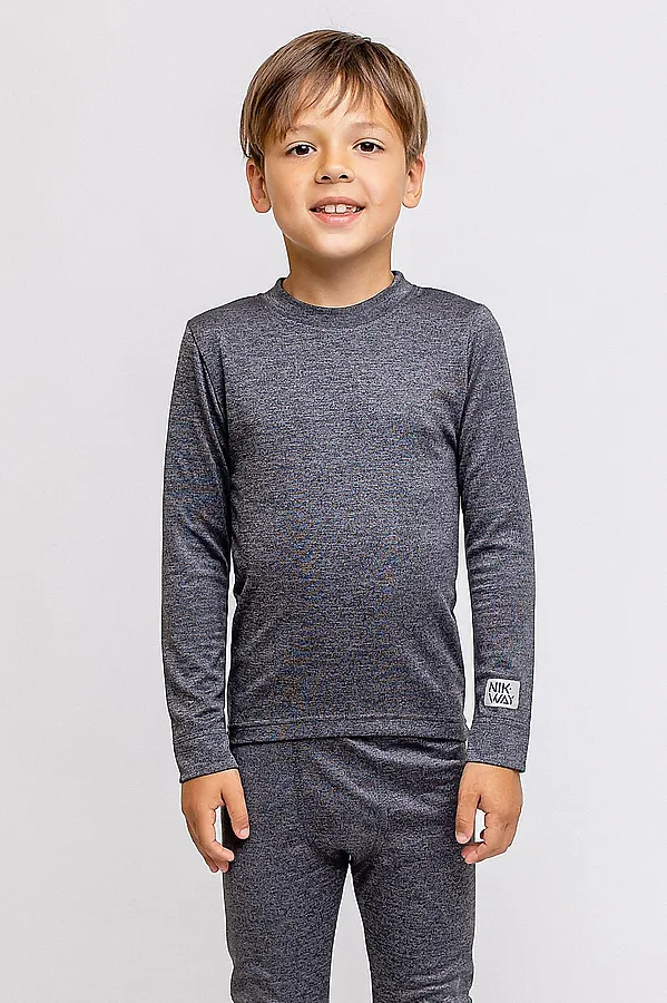 Термобелье BATIK, чёрный меланж - фото 1