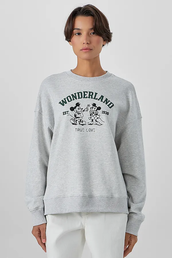 Свитшот MARK FORMELLE, серый меланж 4306-а +печать - фото 1