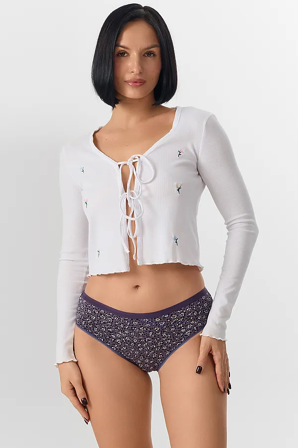 Трусы MARK FORMELLE, узор на фиолетовом - фото 1