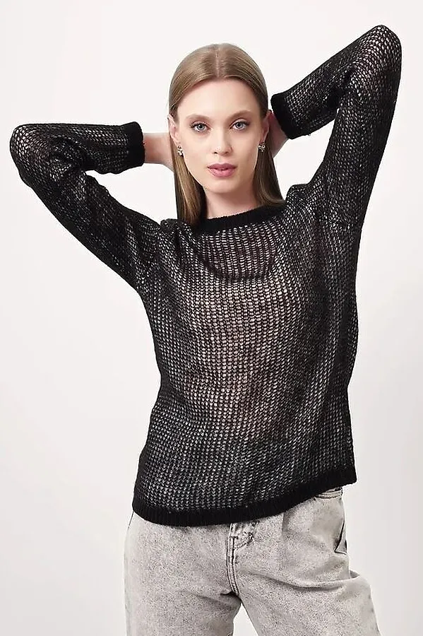 Джемпер CLEVER, чёрный - фото 1