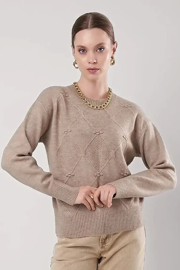 Джемпер CLEVER, бежевый - фото 1