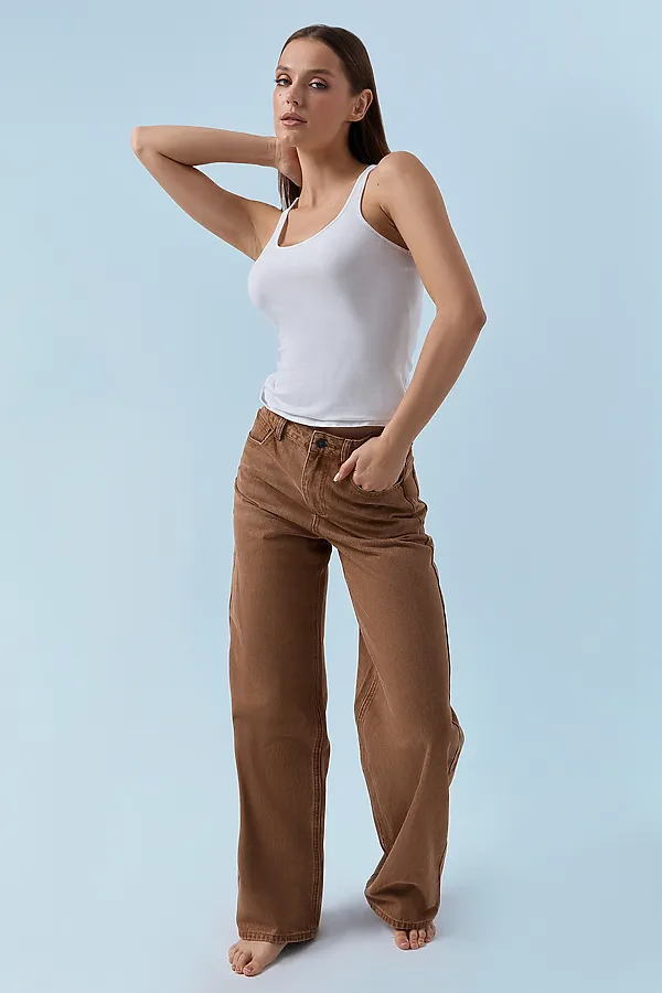 Джинсы MARK FORMELLE, терракота - фото 1