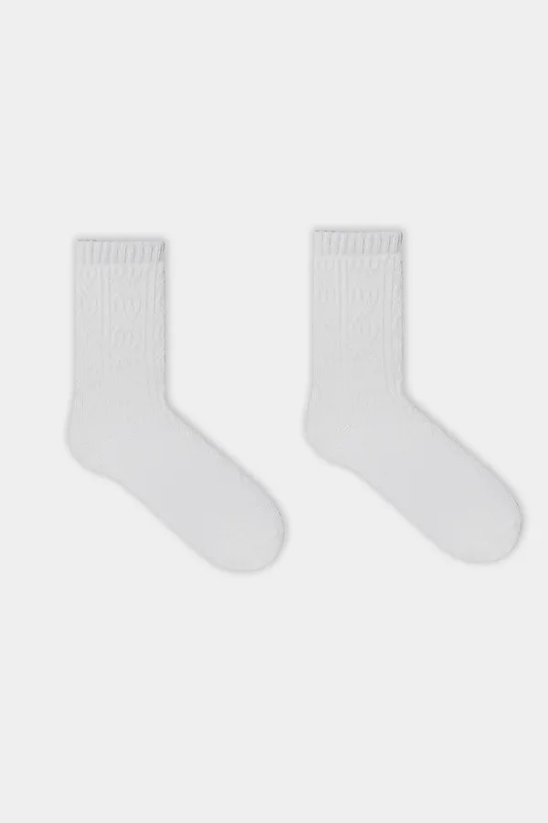 Носки MARK FORMELLE, молочный меланж - фото 1