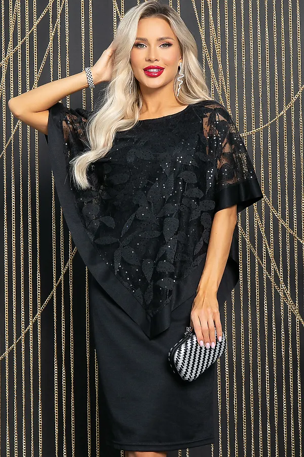 Платье LADY TAIGA, черное - фото 1