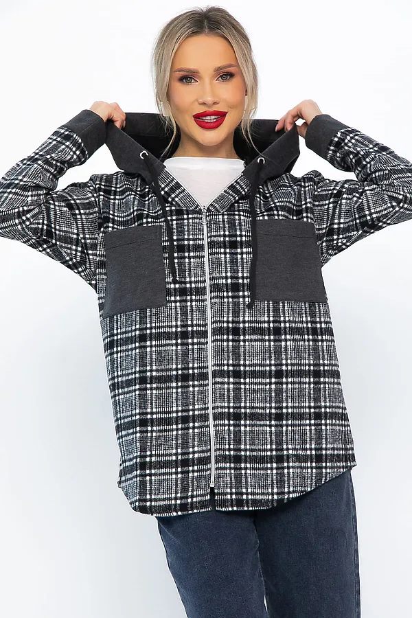 Рубашка LADY TAIGA, серая - фото 1